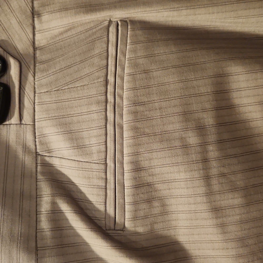 Massino SZ 18 Grey Pinstripe Dress Capris - Picture 6 of 9